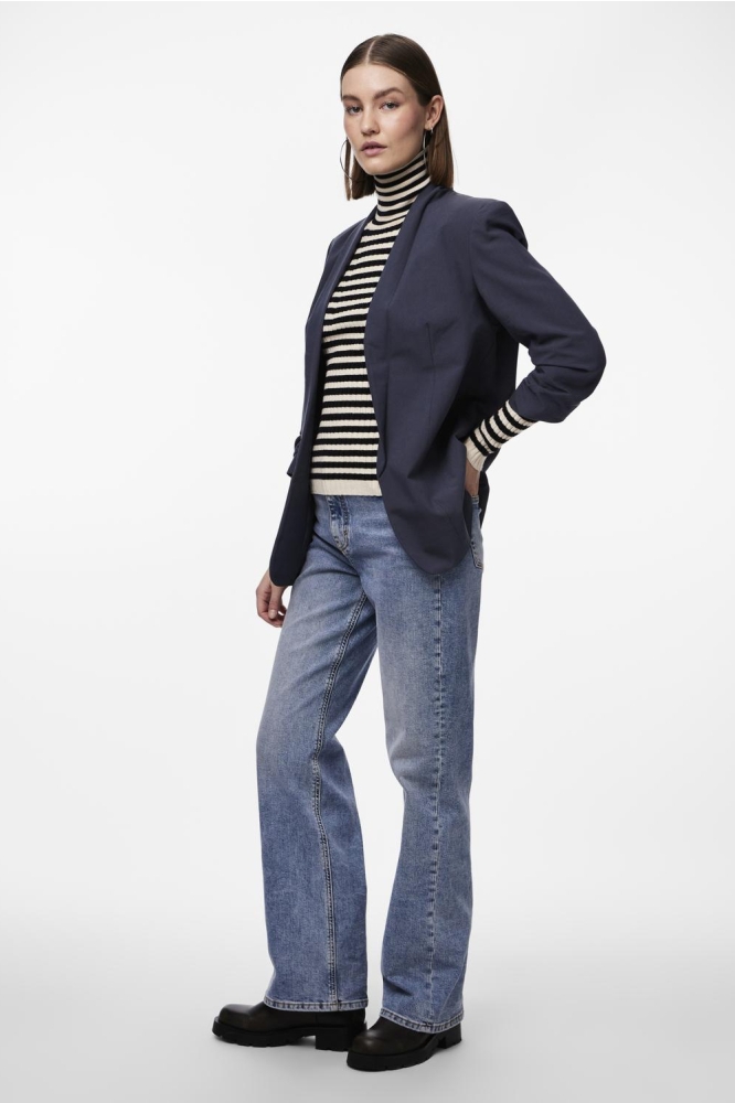 PCBOSELLA 3/4 BLAZER NOOS 17090996 Ombre Blue